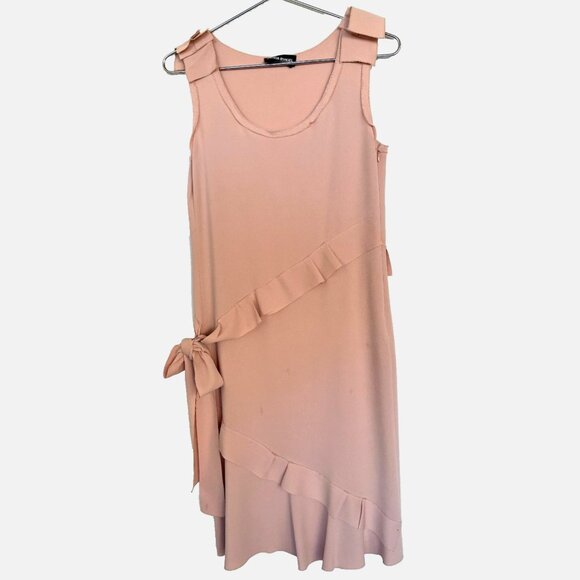 SONIA RYKIEL light peach sheath knee-length dress small - Picture 3 of 6